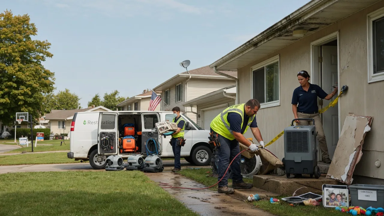 Water Damage Restoration in Toddville, IA near me